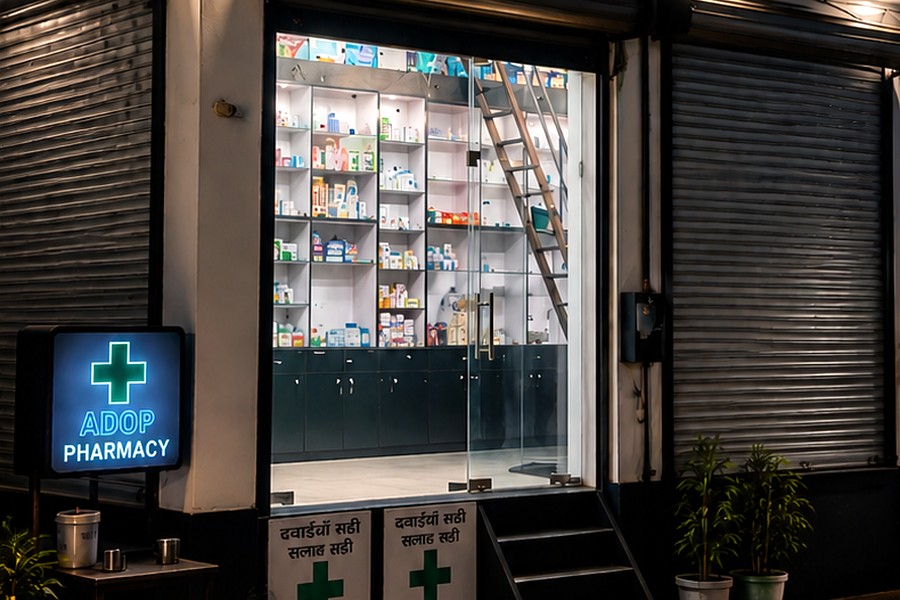 Adop Pharmacy entrance